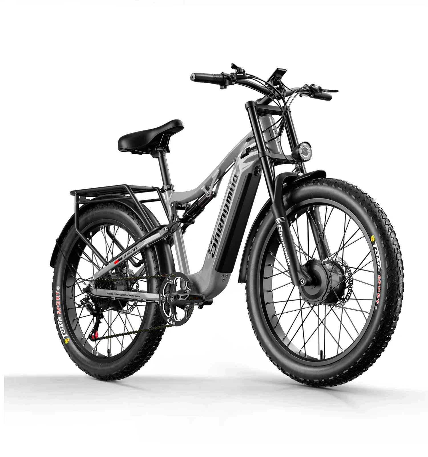 Shengmilo S600 Adult 2000W Men's E-Mountain ebike with Two Motors, 48V17.5AH840WH Battery,26 Inch Wide Tyre Men's Electric Bike