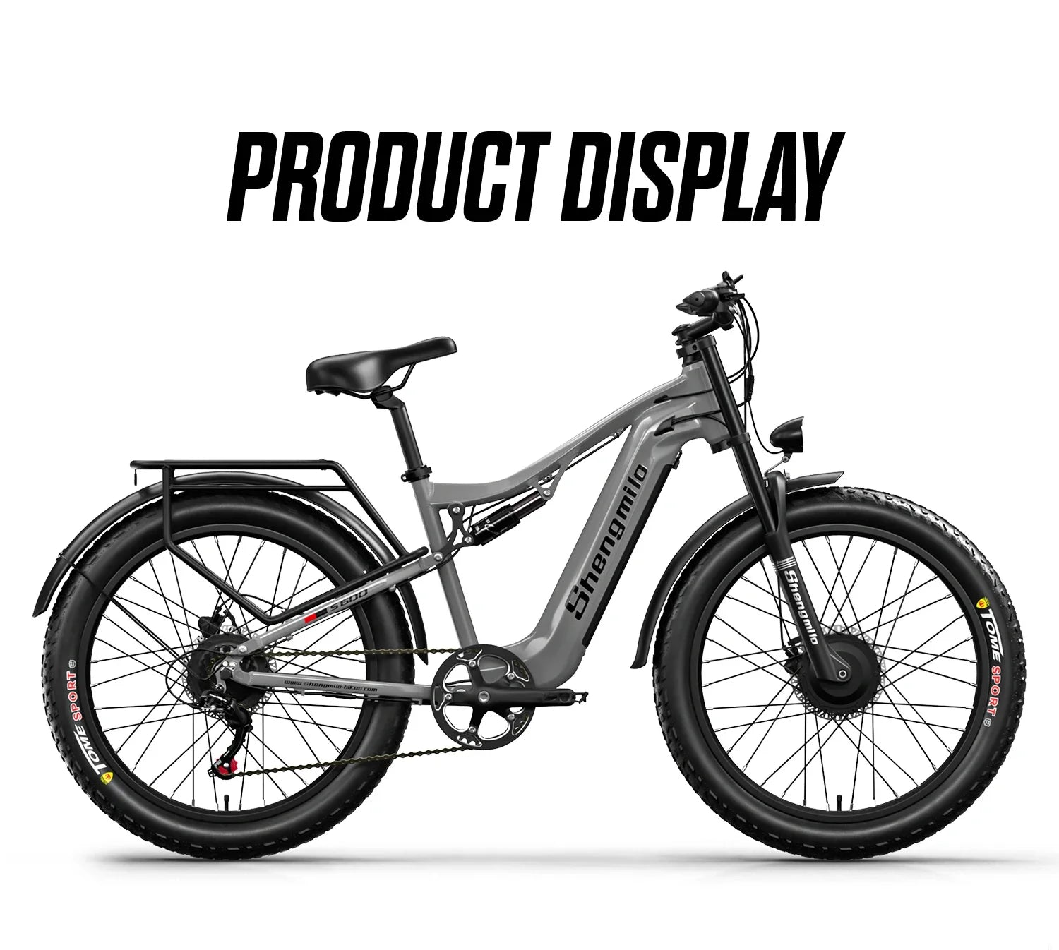 Shengmilo S600 Adult 2000W Men's E-Mountain ebike with Two Motors, 48V17.5AH840WH Battery,26 Inch Wide Tyre Men's Electric Bike