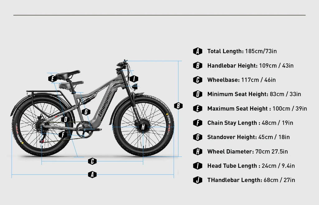 Shengmilo S600 Adult 2000W Men's E-Mountain ebike with Two Motors, 48V17.5AH840WH Battery,26 Inch Wide Tyre Men's Electric Bike