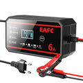 12V 8A Intelligent Car Battery Charger Car Battery Charger Pulse Repair Motorcycle Truck Battery Charger GEL Lead Acid