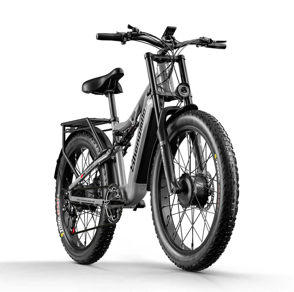 Shengmilo S600 Adult 2000W Men's E-Mountain ebike with Two Motors, 48V17.5AH840WH Battery,26 Inch Wide Tyre Men's Electric Bike