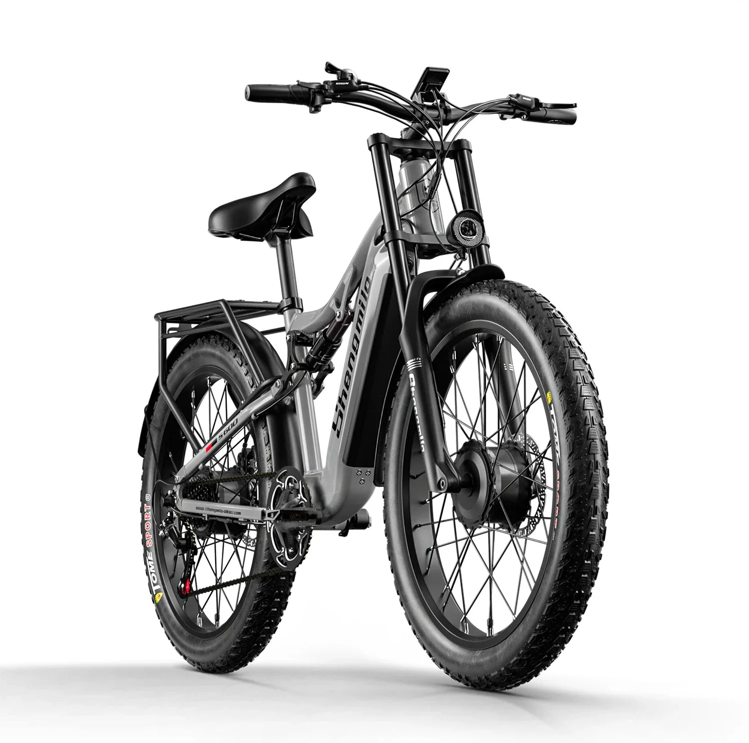 Shengmilo S600 Adult 2000W Men's E-Mountain ebike with Two Motors, 48V17.5AH840WH Battery,26 Inch Wide Tyre Men's Electric Bike