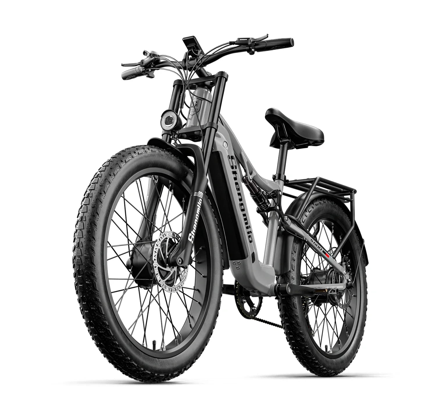Shengmilo S600 Adult 2000W Men's E-Mountain ebike with Two Motors, 48V17.5AH840WH Battery,26 Inch Wide Tyre Men's Electric Bike