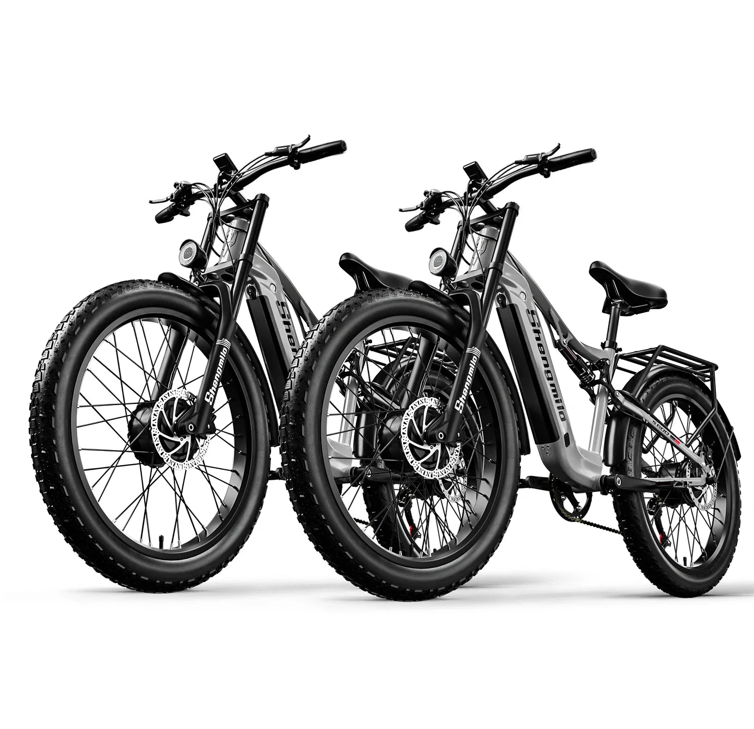 Shengmilo S600 Adult 2000W Men's E-Mountain ebike with Two Motors, 48V17.5AH840WH Battery,26 Inch Wide Tyre Men's Electric Bike