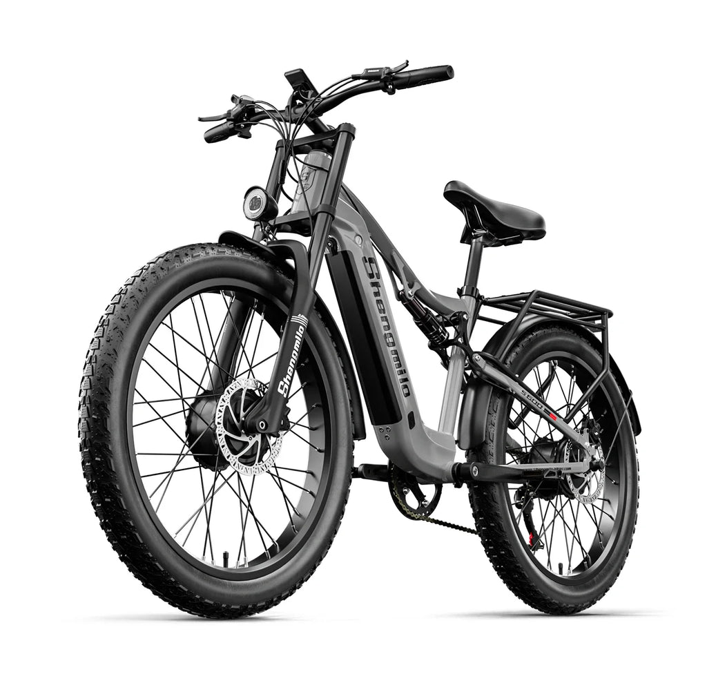 Shengmilo S600 Adult 2000W Men's E-Mountain ebike with Two Motors, 48V17.5AH840WH Battery,26 Inch Wide Tyre Men's Electric Bike