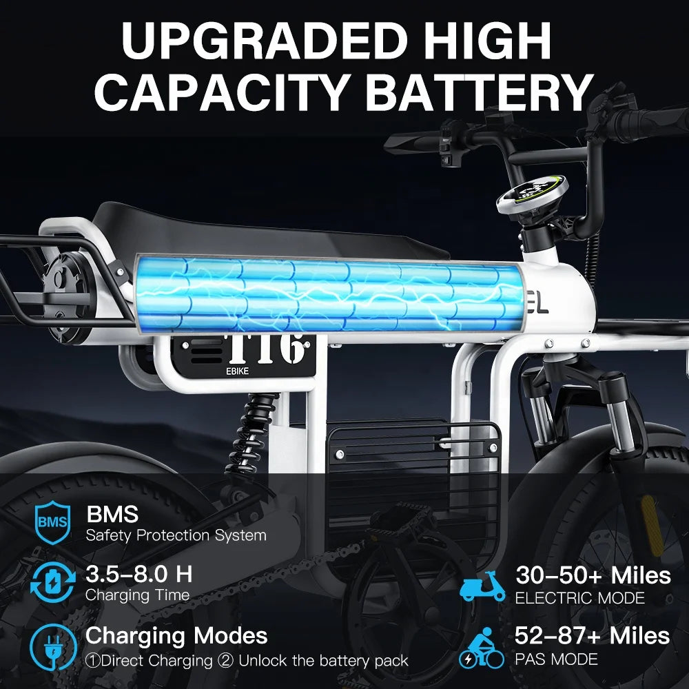 COSWHEEL T16 City Electric Bike EU US Ready Stock Cheap Electrically Mountain Road Fatbike Fat Tire Ebike Electric Bike Factory