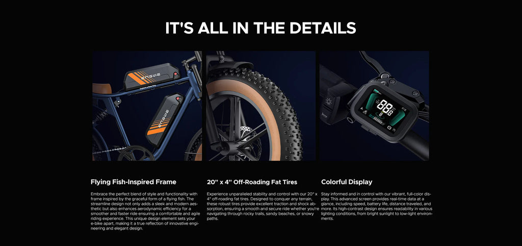 ENGWE M20 2.0 Electric Bicycle 750W Motor 52V15.6AH Mountain E-bike Off-road Electric Motorcycle 20*4.0 Fat Tire Electric Bike