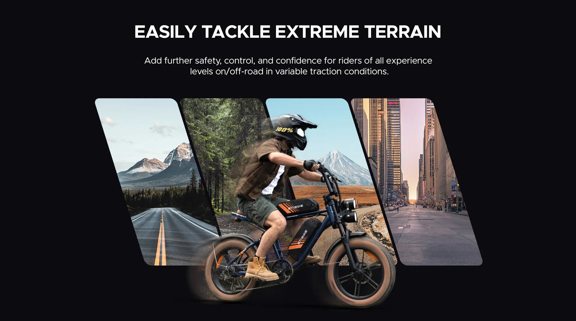 ENGWE M20 2.0 Electric Bicycle 750W Motor 52V15.6AH Mountain E-bike Off-road Electric Motorcycle 20*4.0 Fat Tire Electric Bike