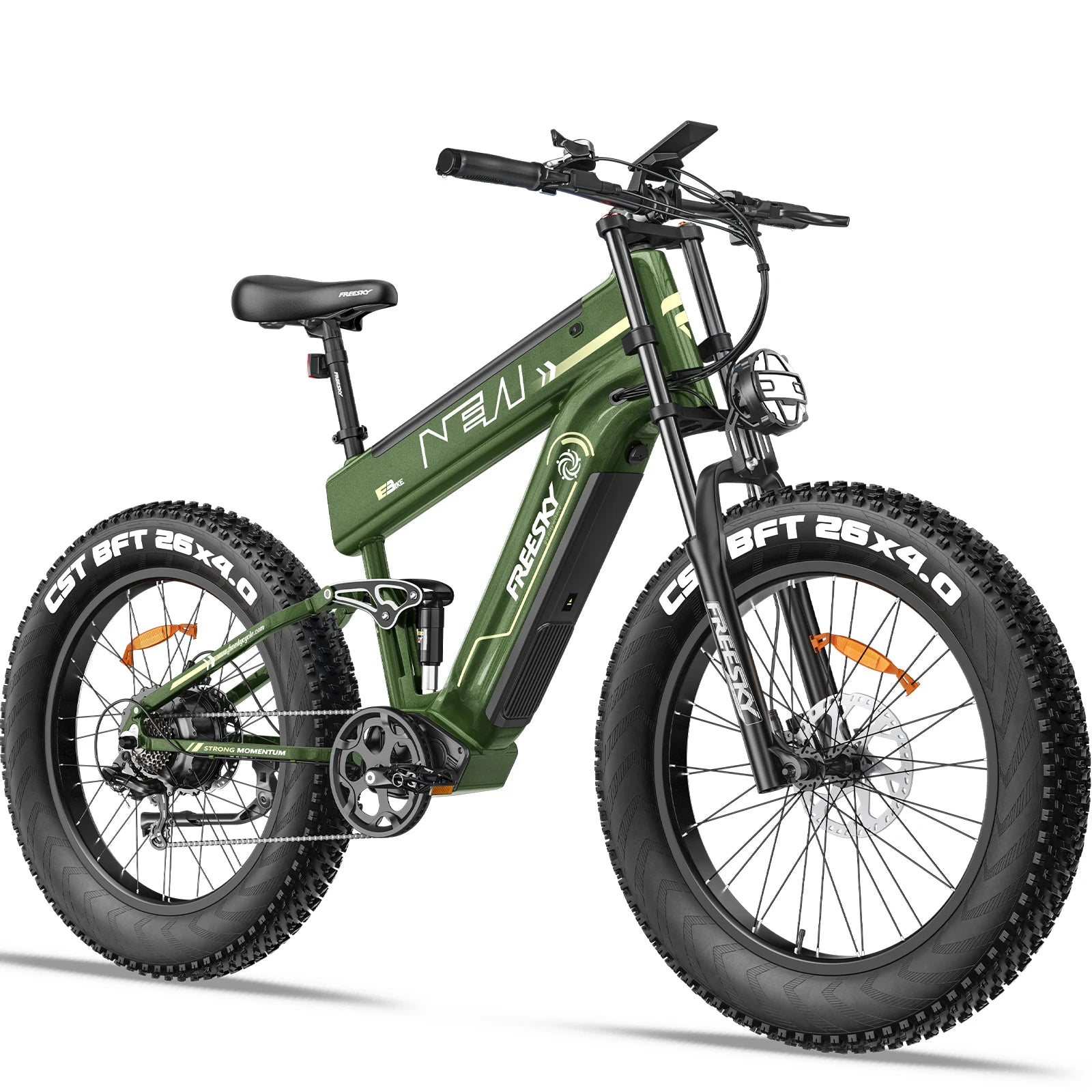 FREESKY M520 Electric cycle 1200W Motor 48V 41AH Battery 61 KM/H Speed 26 * Fat is Tow