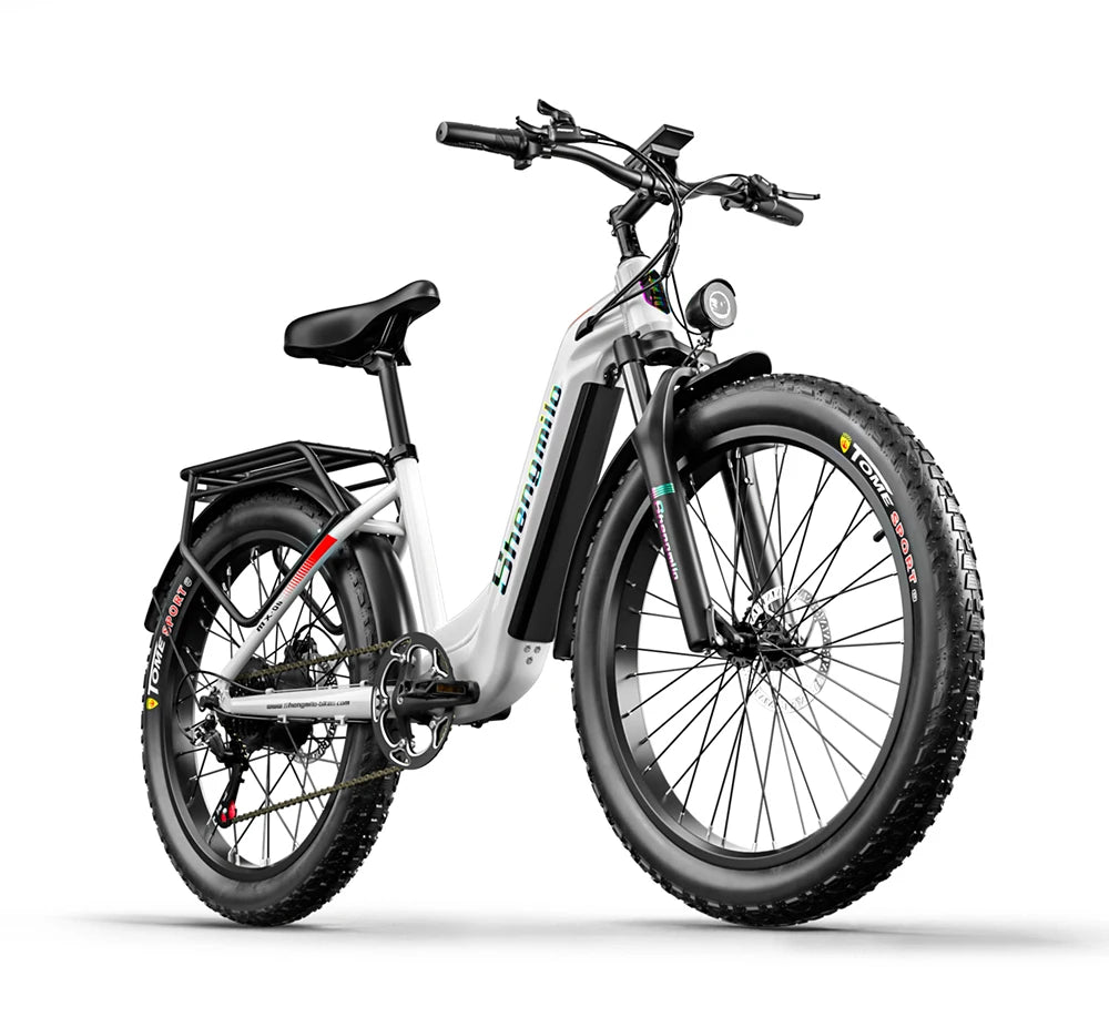 Shengmilo MX06 E bike 500W Adult Electric bicycle 48V17.5AH City E-bike 26 Inch Fat Tire Electric Bike Men's E-Mountain Bicycle