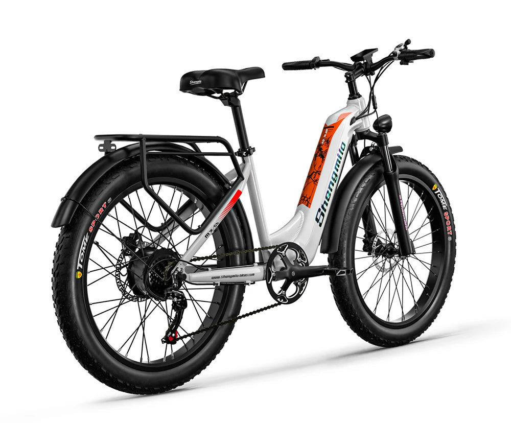 Shengmilo MX06 E bike 500W Adult Electric bicycle 48V17.5AH City E-bike 26 Inch Fat Tire Electric Bike Men's E-Mountain Bicycle