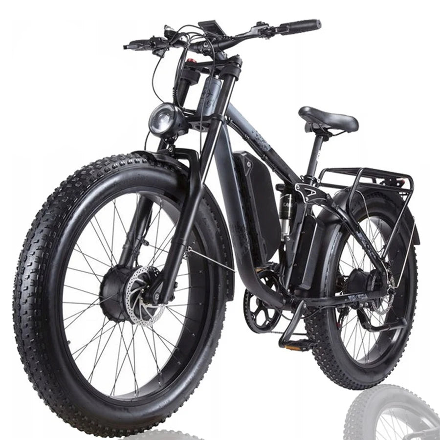 ORZEL K17 Electric bicycle 2000W Dual Motor 26" 45KM/H Speed 120KM Range 25Ah Battery