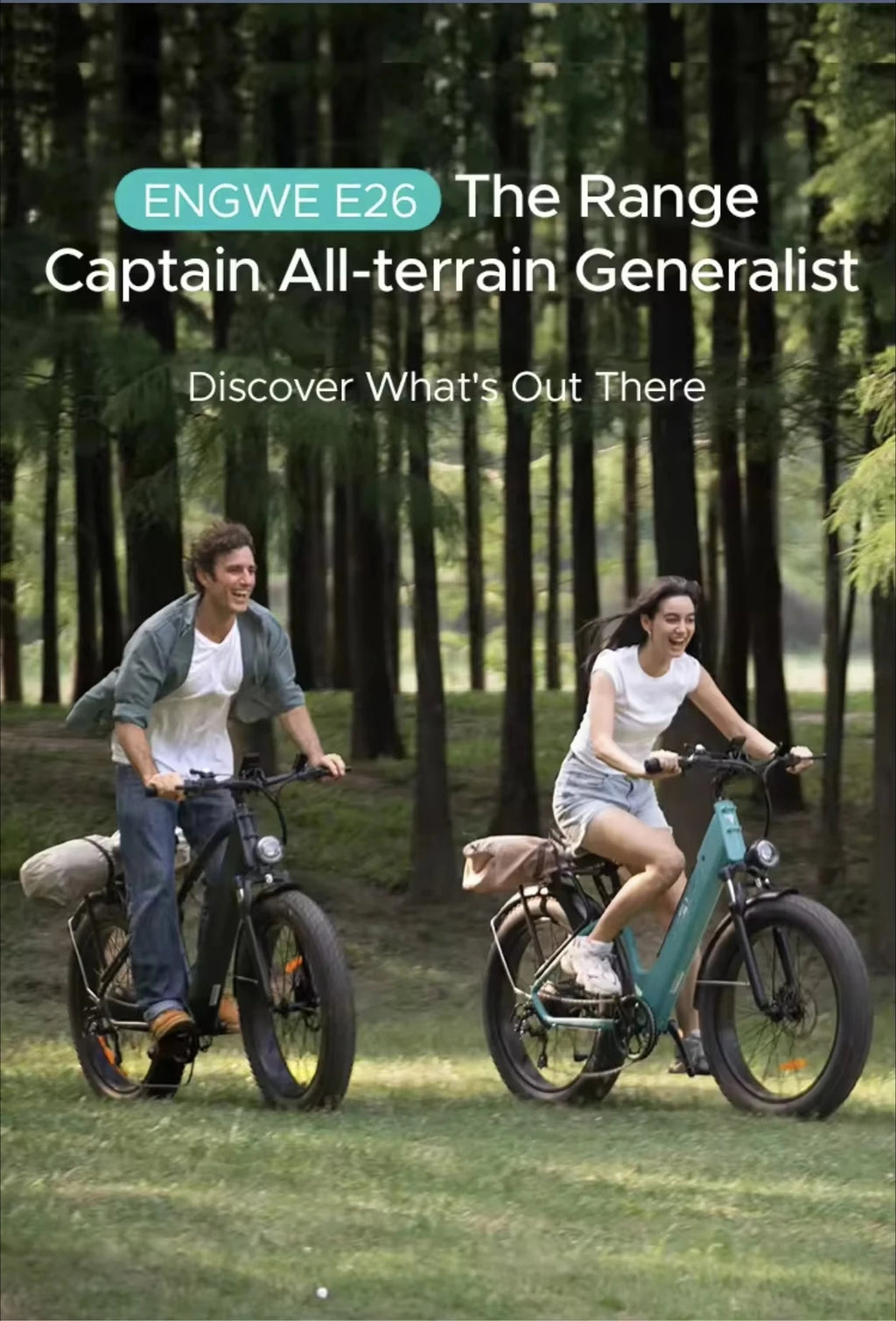JYF ENGWE E26 250W 140km Dual Shock Absorber All-Terrain Electric Bike