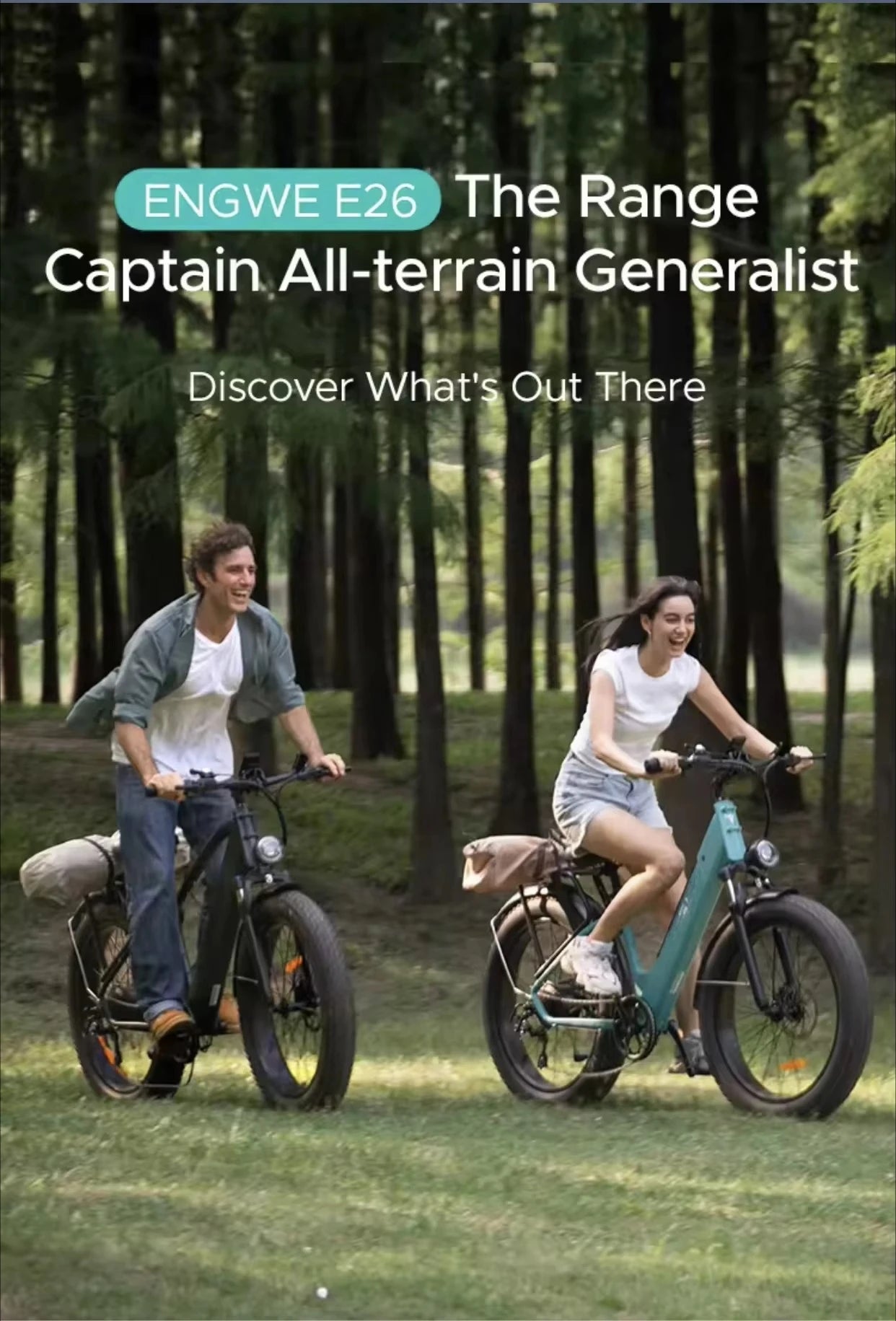 JYF ENGWE E26 250W 140km Dual Shock Absorber All-Terrain Electric Bike