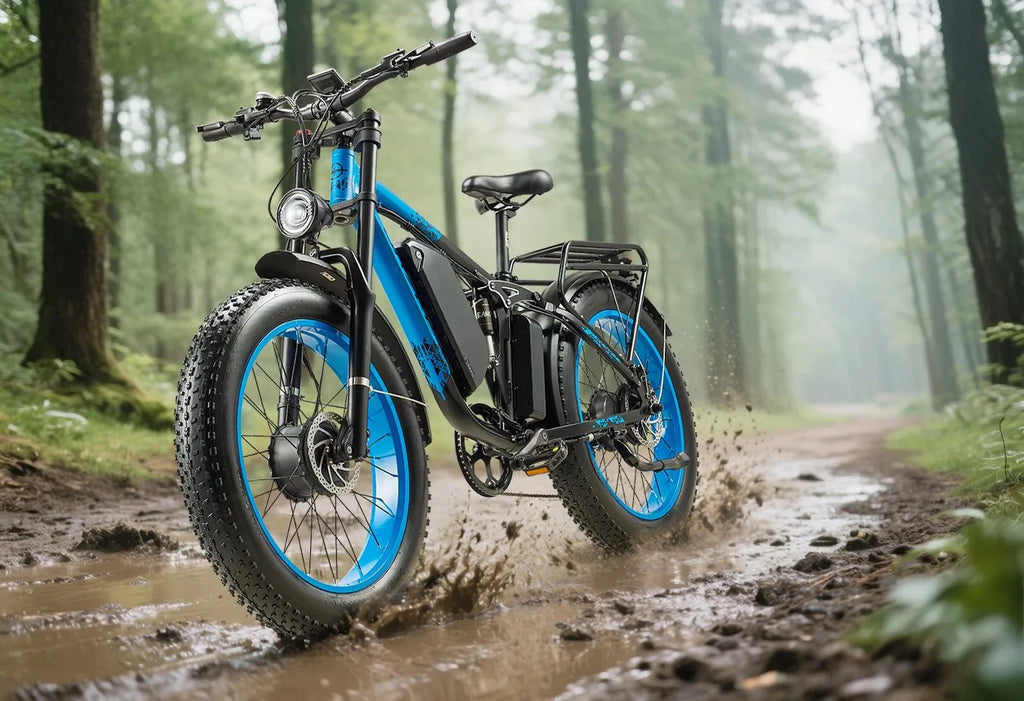 ORZEL K17 Electric bicycle 2000W Dual Motor 26" 45KM/H Speed 120KM Range 25Ah Battery
