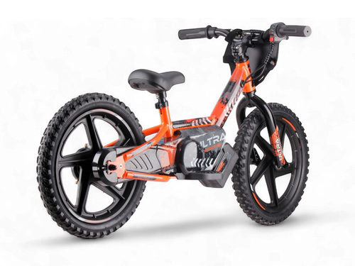 24 Volt Electric Balance Bike With 16 Inch Wheels, Electric Motor - Orange