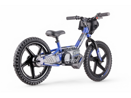 24 Volt Electric Balance Bike With 16 Inch Wheels, Electric Motor - Blue