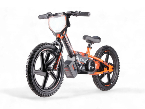 24 Volt Electric Balance Bike With 16 Inch Wheels, Electric Motor - Orange