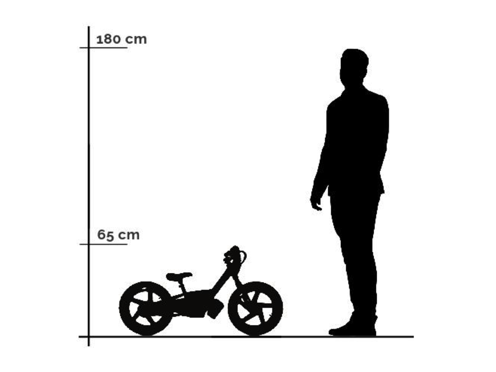 24 Volt Electric Balance Bike With 16 Inch Wheels, Electric Motor - Orange
