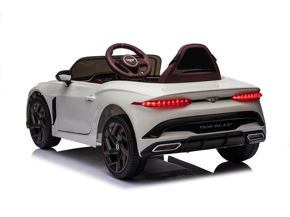 Bentley Bacalar, 12 Volt Electric Children's Car, Leather Seat, Rubber Tires And More.