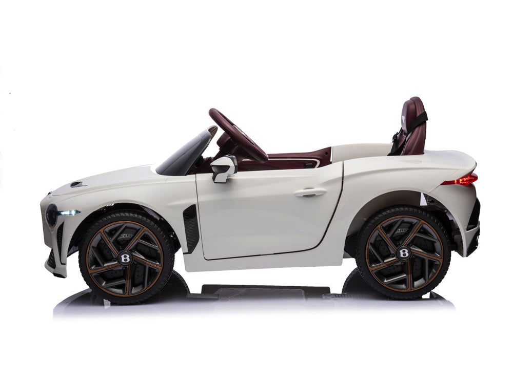 Bentley Bacalar, 12 Volt Electric Children's Car, Leather Seat, Rubber Tires And More.