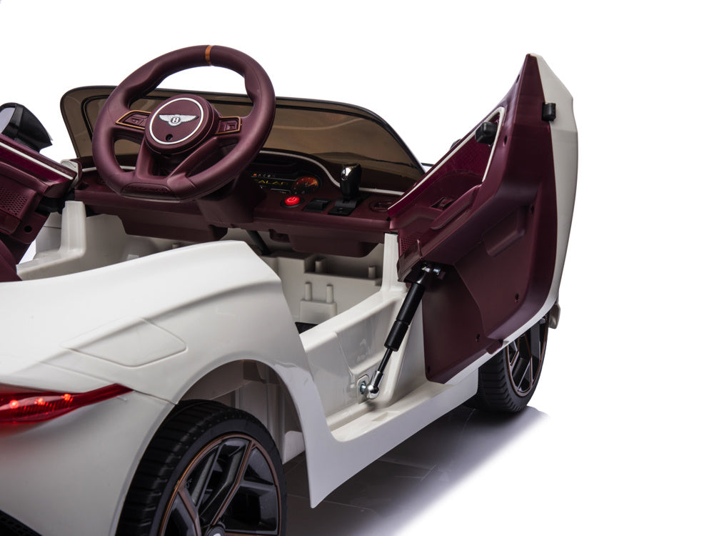 Bentley Bacalar, 12 Volt Electric Children's Car, Leather Seat, Rubber Tires And More.