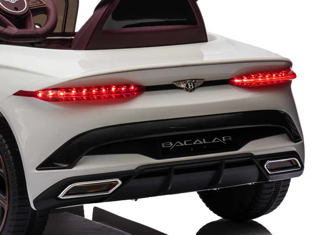 Bentley Bacalar, 12 Volt Electric Children's Car, Leather Seat, Rubber Tires And More.