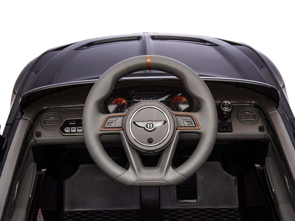 Bentley Bacalar, 12 Volt Electric Children's Car, Leather Seat, Rubber Tires And More.
