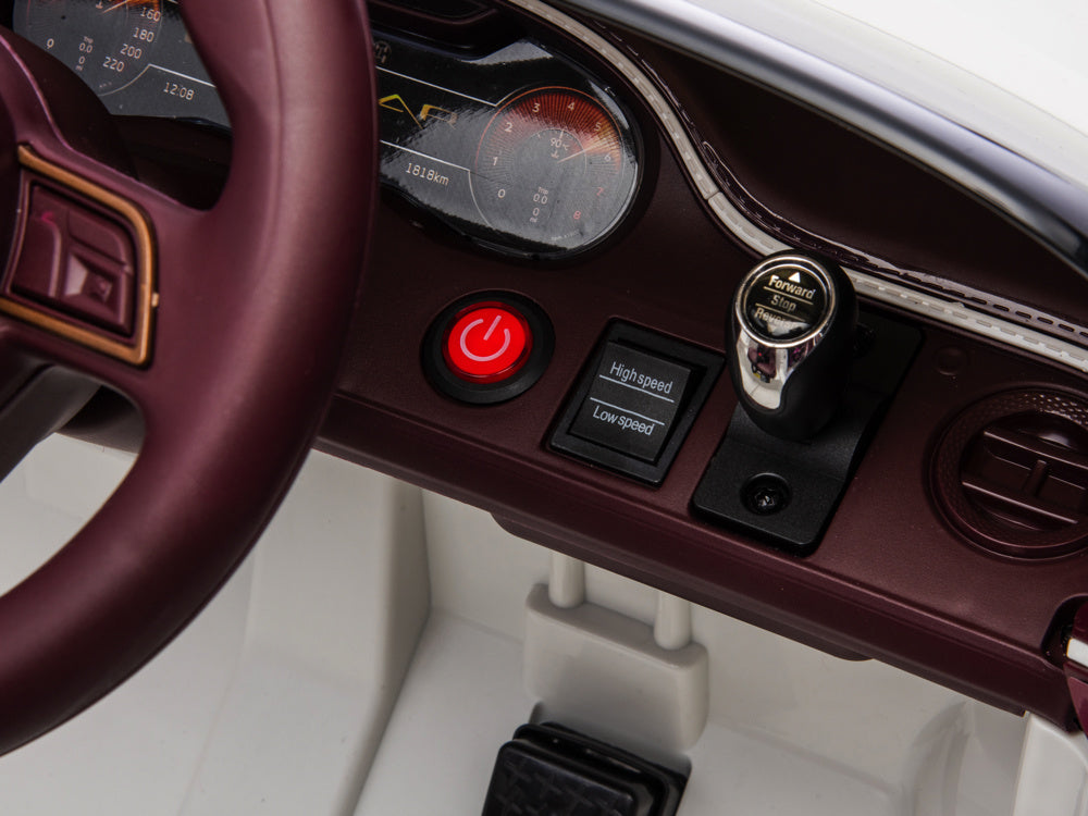 Bentley Bacalar, 12 Volt Electric Children's Car, Leather Seat, Rubber Tires And More.