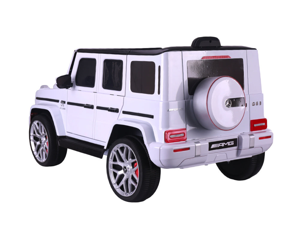 Mercedes G63, 12 Volt Children's Battery Car, Rubber Tires, Leather Seat And More!
