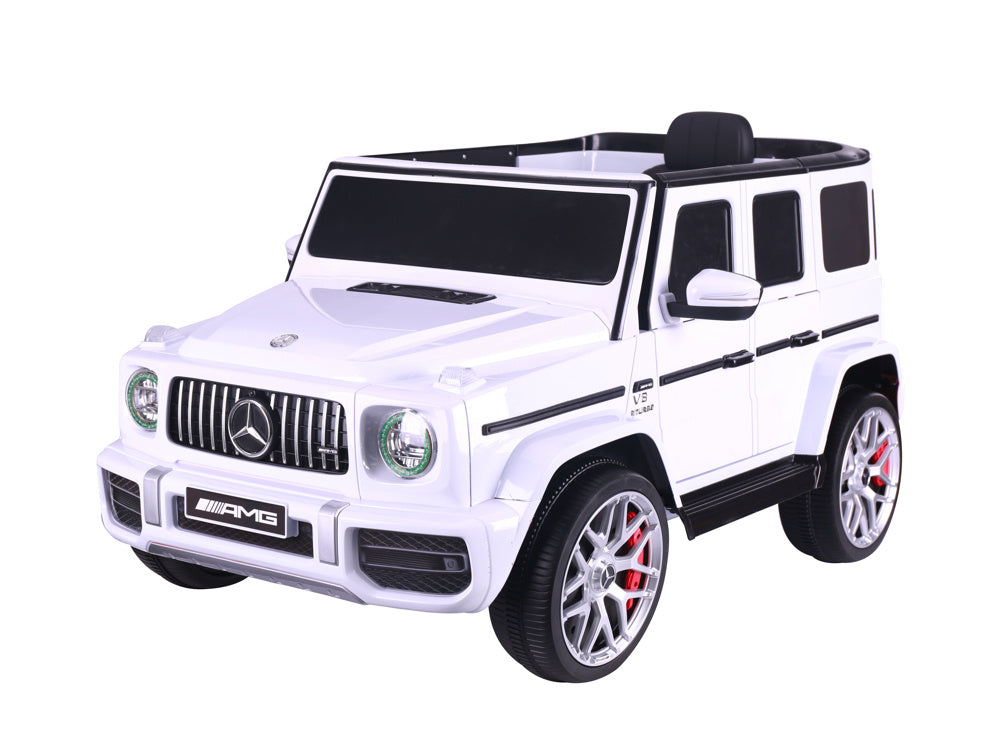 Mercedes G63, 12 Volt Children's Battery Car, Rubber Tires, Leather Seat And More!